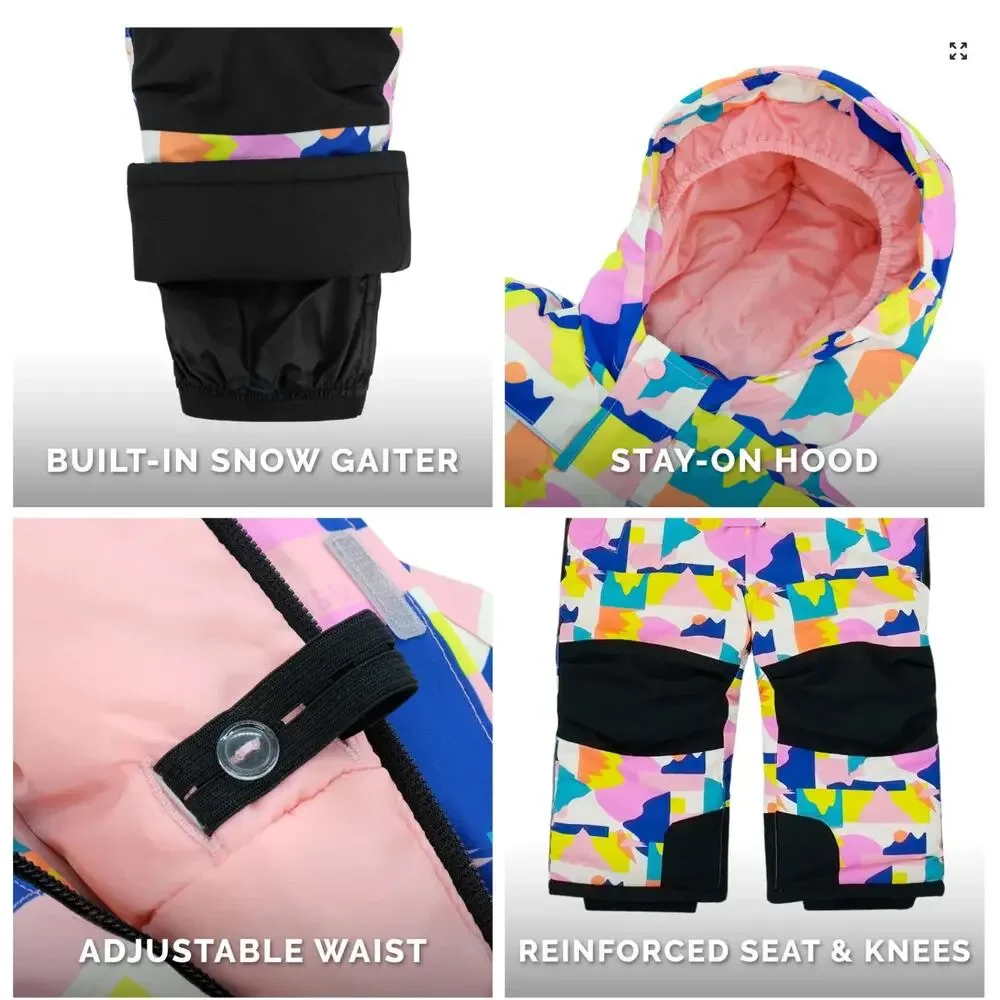 Jan & Jul NWT Kids Waterproof Snowsuit Winter Sun 2T
